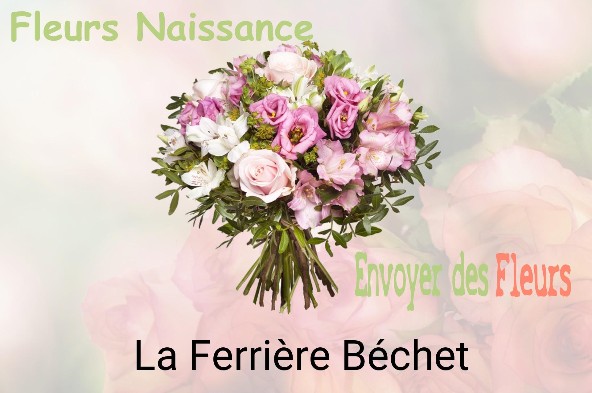 Bouquet de fleurs de naissance livré à La Ferrière-Béchet